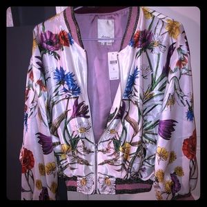 Elevenses Satin Jacket Brand New With Tags!! Sz M